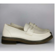 Mocassino Donna In Ecopelle Fondo Liscio Tacco 3 Cm Plateau 1.5 