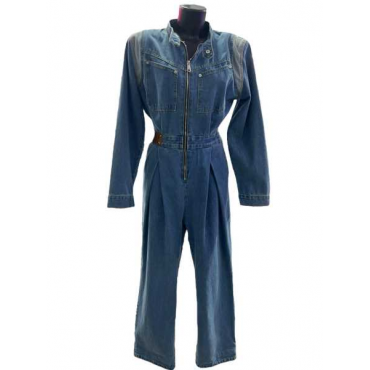 Jumpsuite In Jeans Con Spalline