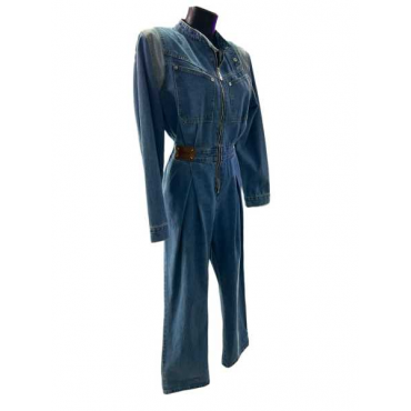 Jumpsuite In Jeans Con Spalline