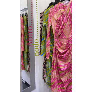 Abito Midi Multicolor 