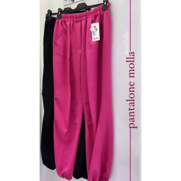 Pantalone Classico Morbido Con Molla