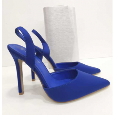 Decolletè Chanel Effetto Raso Tacco A Spillo  10.5 Cm Forma A Pu