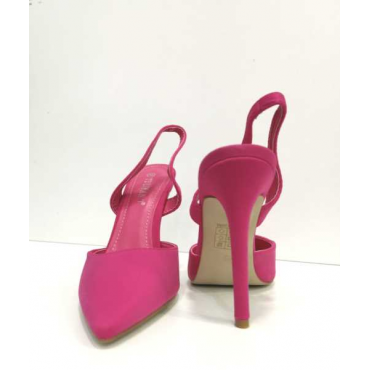 Decolletè Chanel Effetto Raso Tacco A Spillo  10.5 Cm Forma A Pu