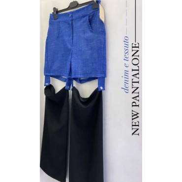Pantalone Meta Jeans Meta Tessuto A Palazzo 