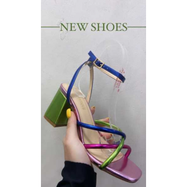Sandalo Multicolor Fascette Strette