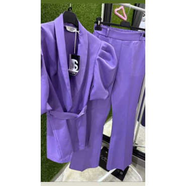 Tailleur Manica A Sbuffo E Cintura
