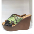 Scalzato Made In Italy Con Zeppa 10 Cm E Plateau 3 Cm  Doppia Fa