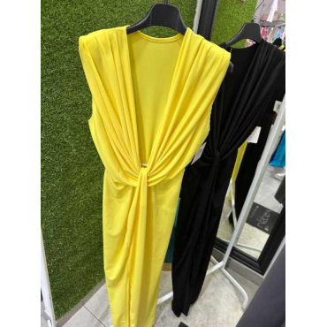 Vestito Con Nodo E Spalline