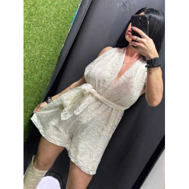 Tutina In Tulle E Ricami 