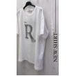 Tshirt Over Top Quality Con Stampe E Applicazioni Gioiello