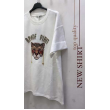 Tshirt Over Top Quality Con Stampe E Applicazioni Gioiello