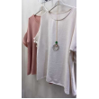 Shirt In Cotone Over Con Manica A Volant