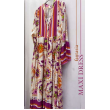 Maxi Abito Fantasia Floreale Multicolor