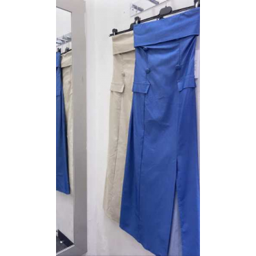 Vestito Lungo A Fascia 