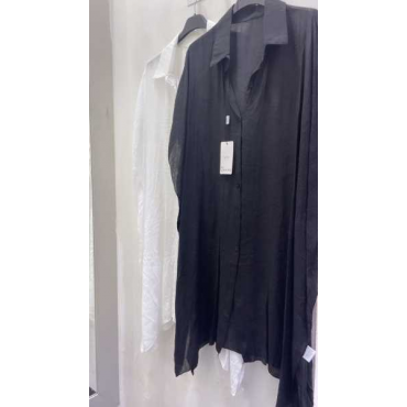 Camicione Oversize In Lino