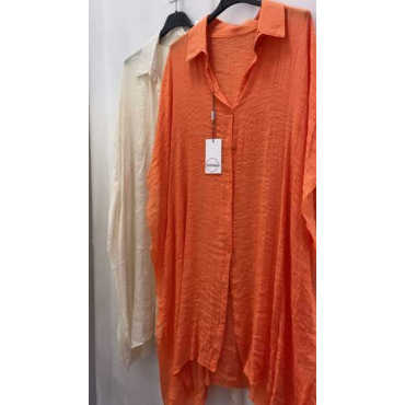Camicione Oversize In Lino