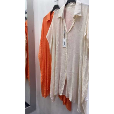 Camicione Oversize In Lino