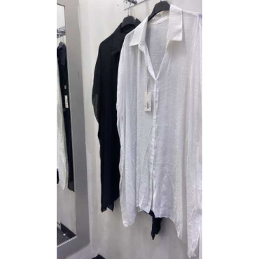 Camicione Oversize In Lino