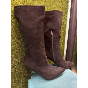 Stivale Donna Scamosciato Tacco A Spillo