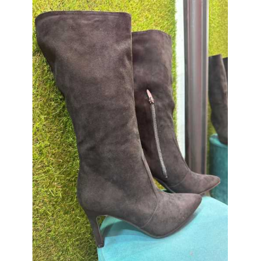 Stivale Donna Scamosciato Tacco A Spillo