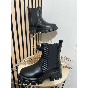 Stivaletto Con Cerniera E Molla 
