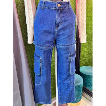 Jeans Cargo Con Zip Che Diventa Short 