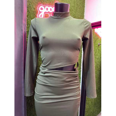 Vestito In Lycra Mezzocollo