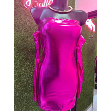 Mini Dress Con Manicotti