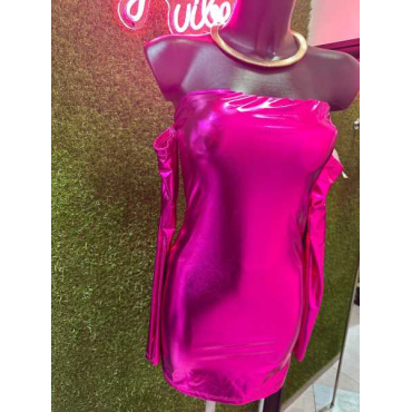 Mini Dress Con Manicotti