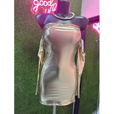 Mini Dress Con Manicotti