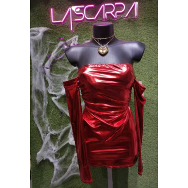 Mini Dress Con Manicotti