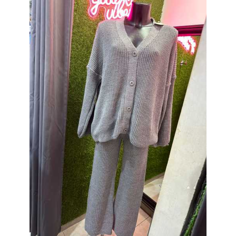 Coordinato Bottone In Lana 