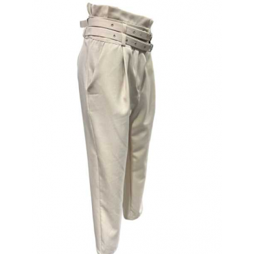 Pantalone Modello Zara Doppia Cintura 