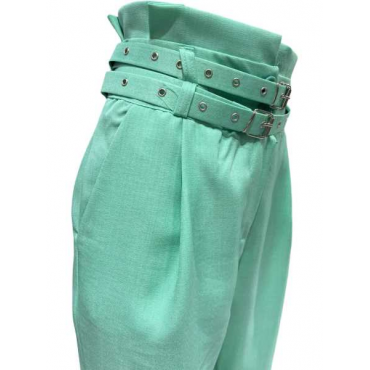 Pantalone Modello Zara Doppia Cintura 