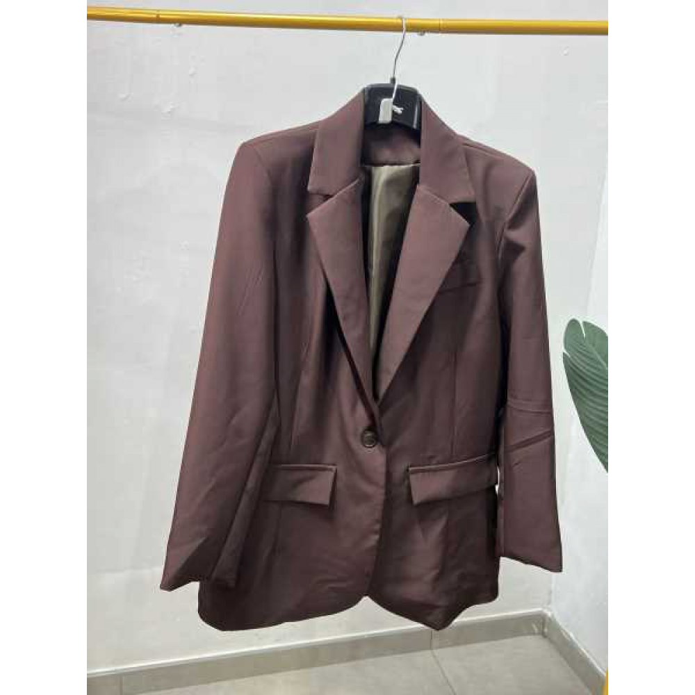 Blazer Over Con 1 Bottone 