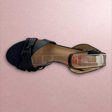 Sandalo Tacco Comodo Con Nodi Su Collo Piede 