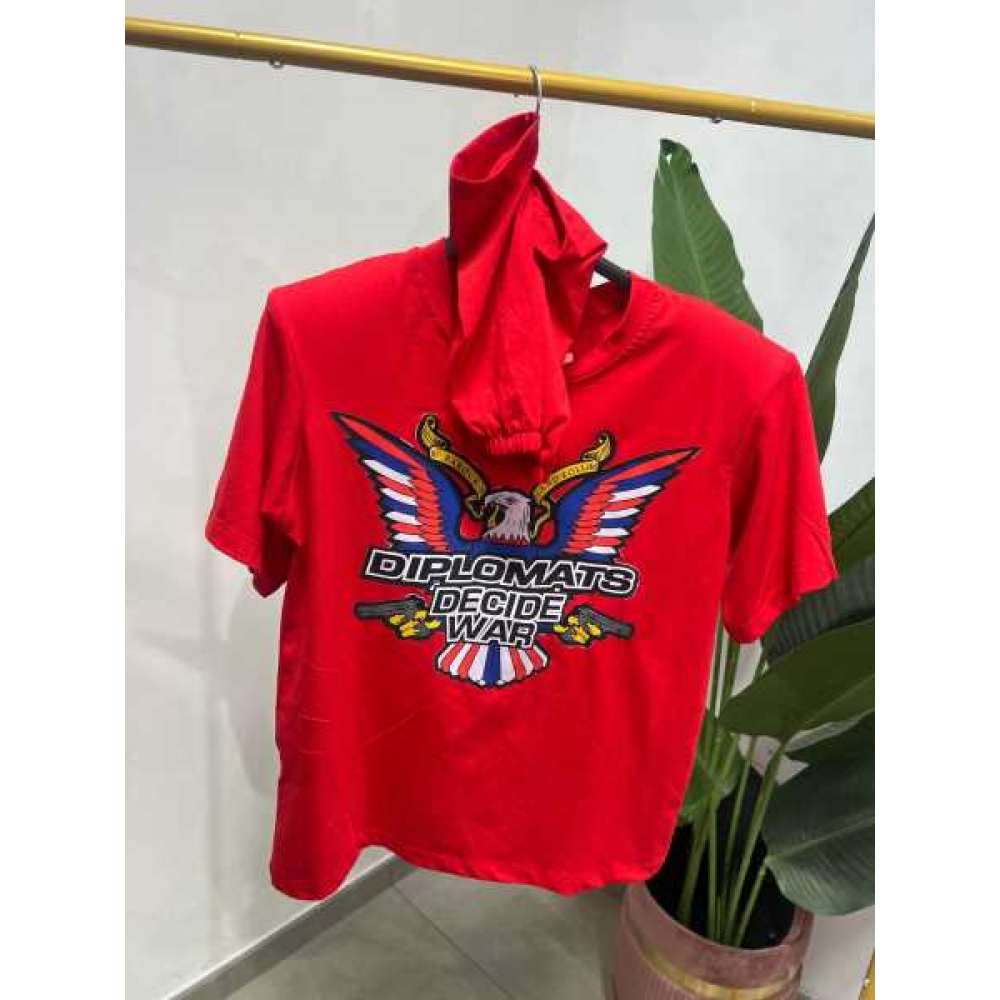 T Shirt Con Manicotti E Spalline