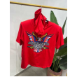 T Shirt Con Manicotti E Spalline