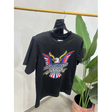 T Shirt Con Manicotti E Spalline