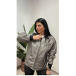 Chiodo Ecopelle Con Zip Sulla Manica