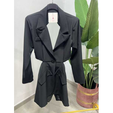 Blazer A Vestito Con Bottoni Aperto