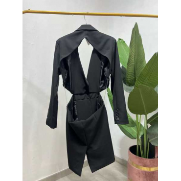 Blazer A Vestito Con Bottoni Aperto