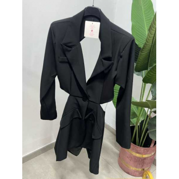 Blazer A Vestito Con Bottoni Aperto