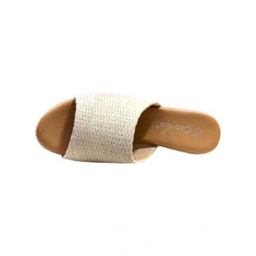 Sandalo Zeppa Donna Punta Tallone Scoperto
