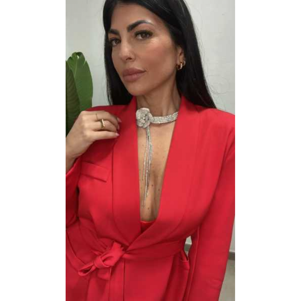 Collana Con Fiore 