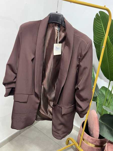 Blazer Manica Ricciata