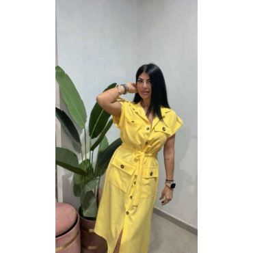 Abito Smanicato A Camicia