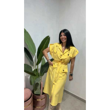 Abito Smanicato A Camicia