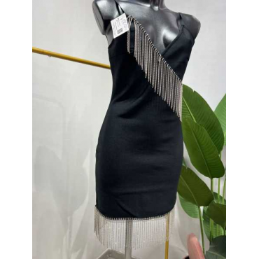 Abito Bandage Con Strass