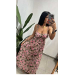 Abito Bustier Fiori 
